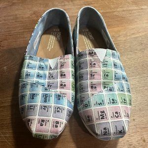 Toms Periodic Table Shoes